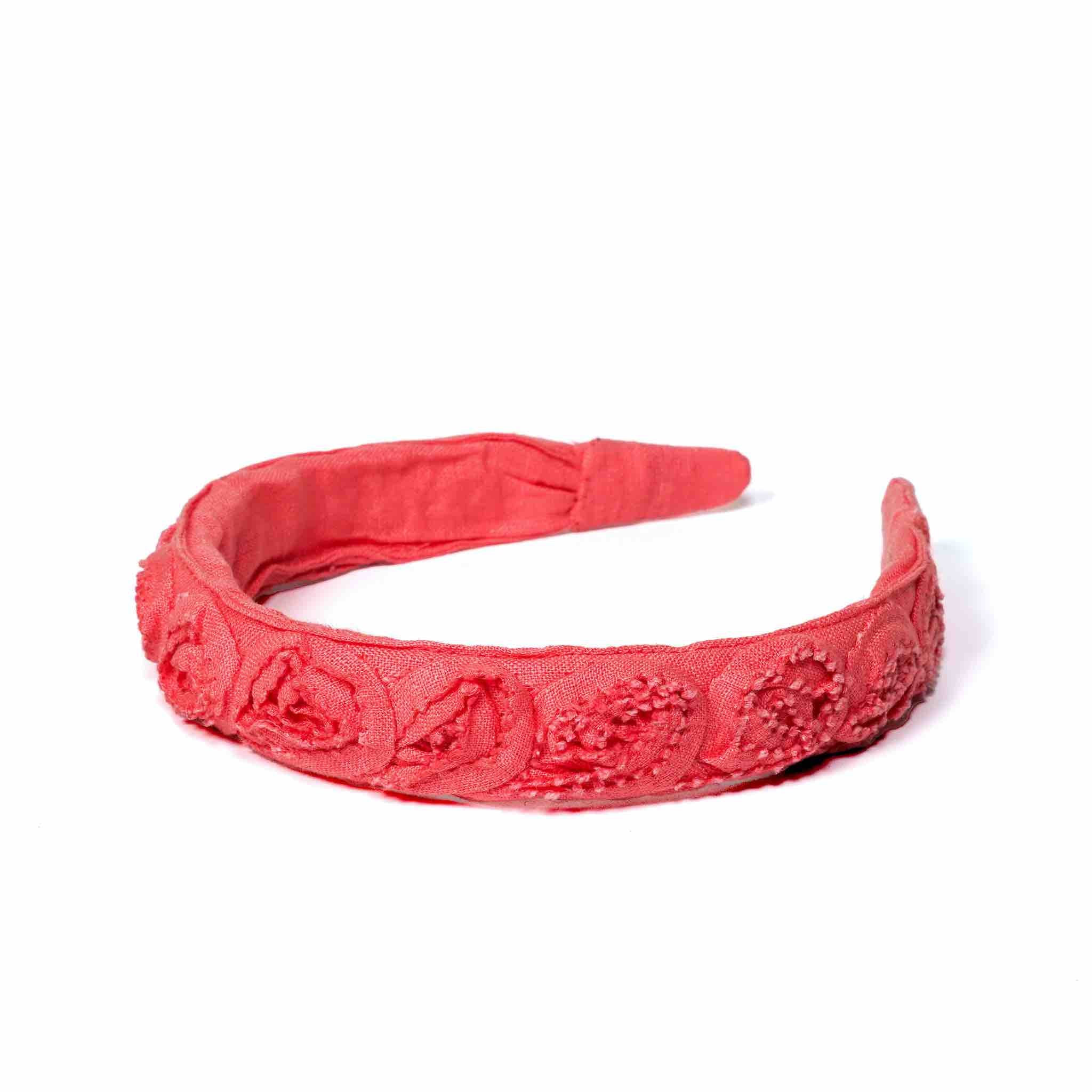 Blossom Headband - Coral