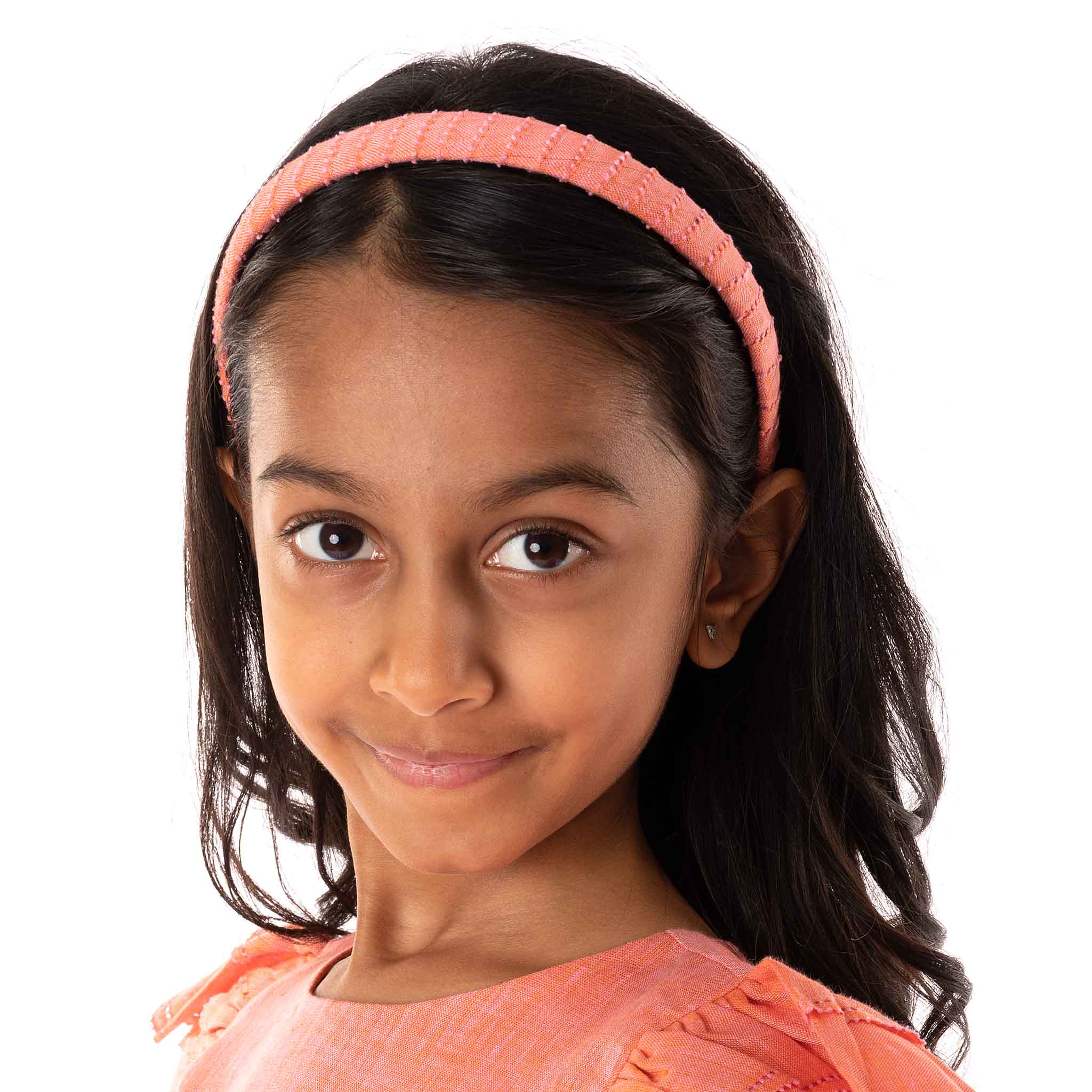 Ribbon Headband - Peach