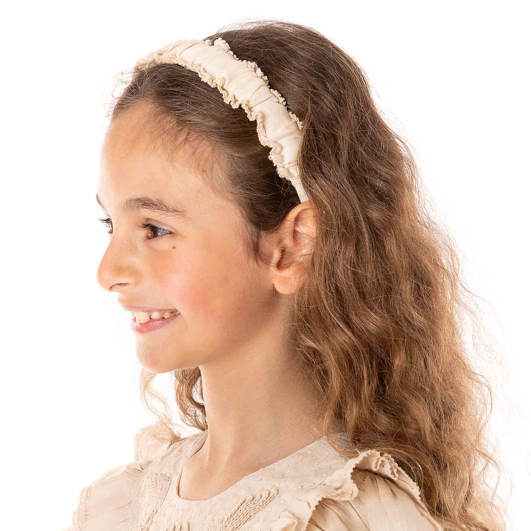 Scrunch Headband - Cream