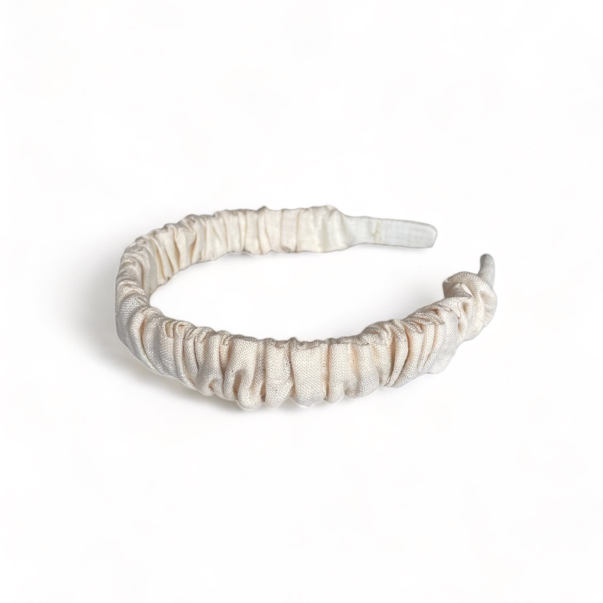 Gathered_white_linen_headband_Ruhmee_3