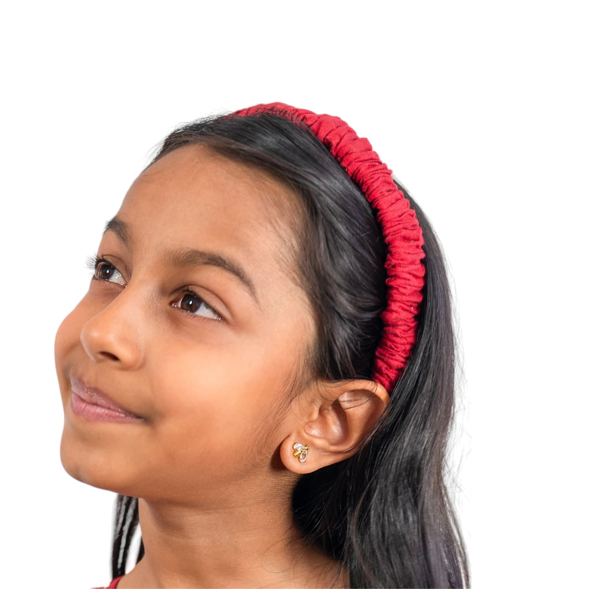 Gathered Headband - Red