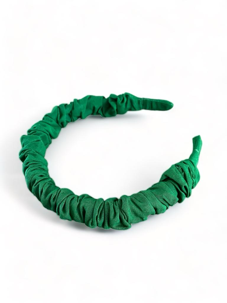 Gathered_green_cotton_headband_Ruhmee_1